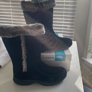 NIB easy spirit topmastert black boots